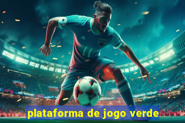 plataforma de jogo verde