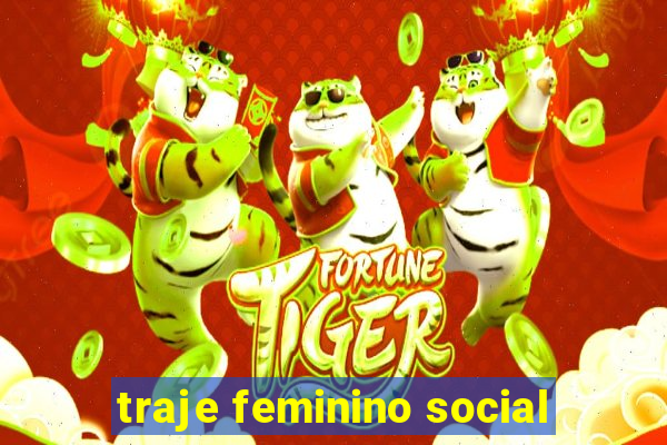 traje feminino social