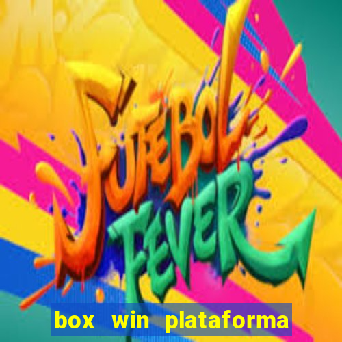 box win plataforma de jogos