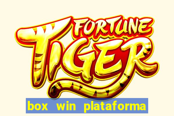 box win plataforma de jogos