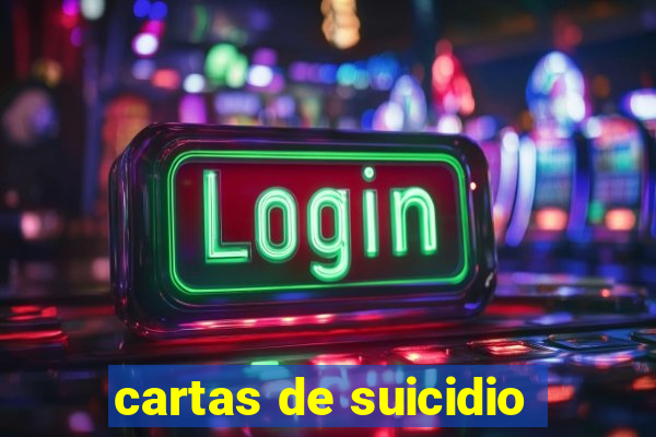 cartas de suicidio