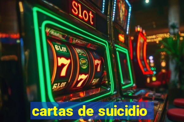 cartas de suicidio