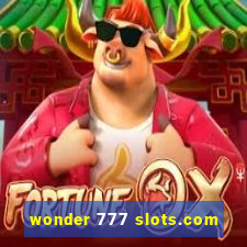 wonder 777 slots.com