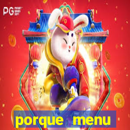 porque menu selvagem acabou