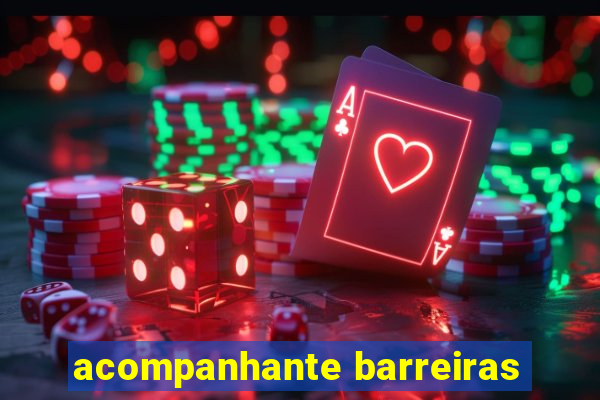 acompanhante barreiras