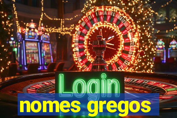 nomes gregos