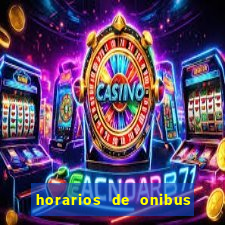 horarios de onibus cassino cidade nova