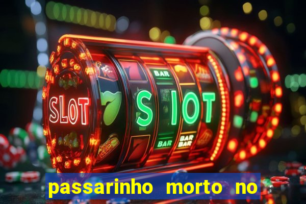 passarinho morto no quintal significado espiritual