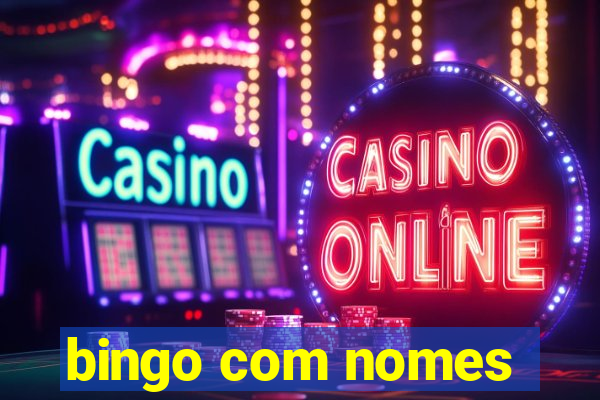 bingo com nomes