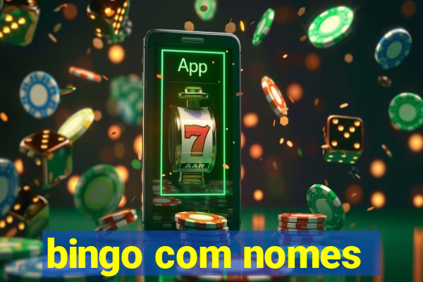 bingo com nomes