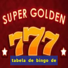 tabela de bingo de 1 a 100