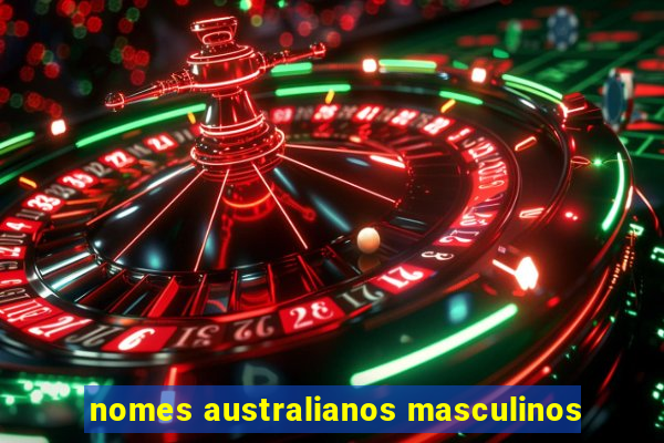 nomes australianos masculinos