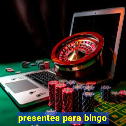 presentes para bingo