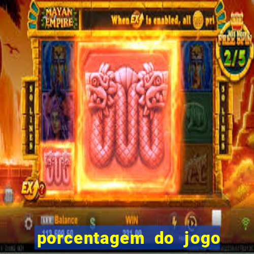 porcentagem do jogo fortune tiger