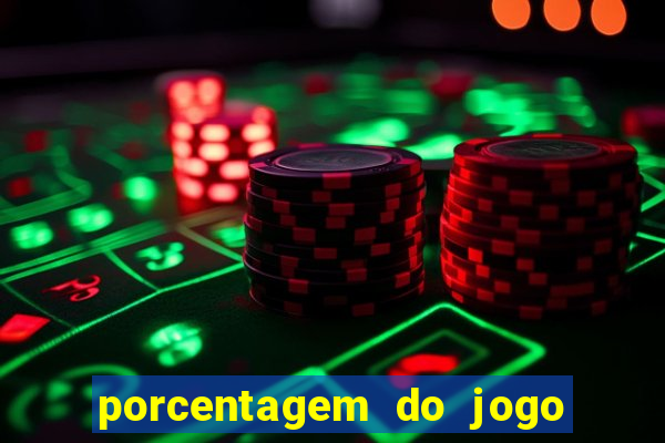 porcentagem do jogo fortune tiger