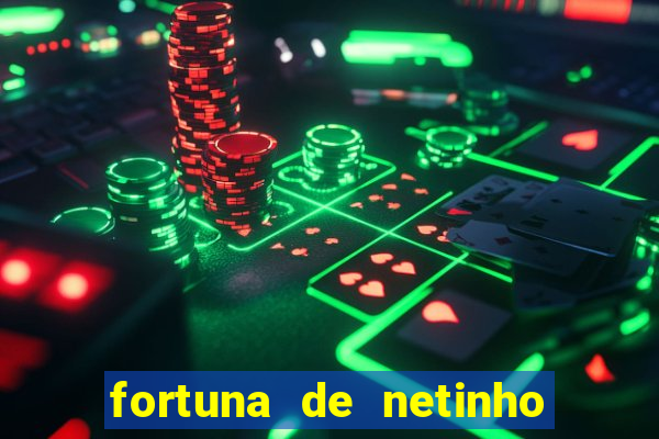 fortuna de netinho de paula