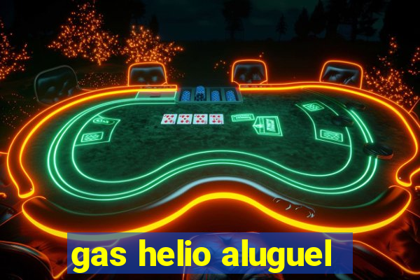 gas helio aluguel