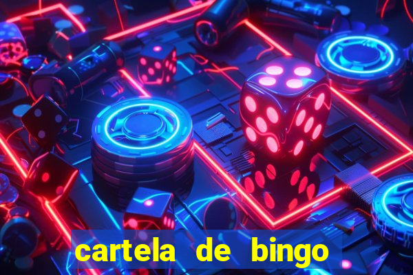 cartela de bingo cha de bebe