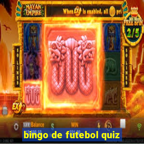 bingo de futebol quiz