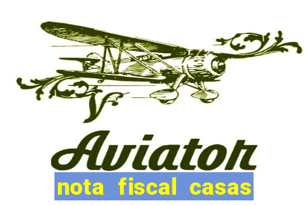 nota fiscal casas bahia 2 via