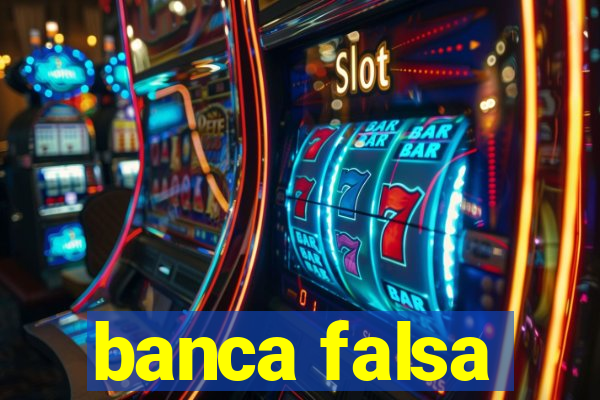 banca falsa