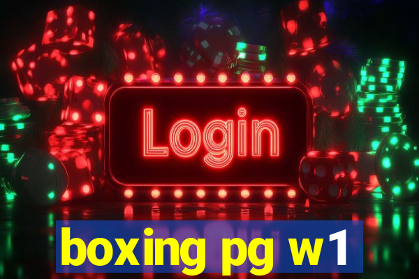 boxing pg w1