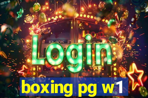 boxing pg w1