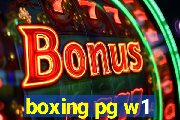 boxing pg w1