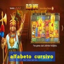 alfabeto cursivo pontilhado para imprimir pdf