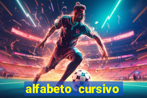 alfabeto cursivo pontilhado para imprimir pdf