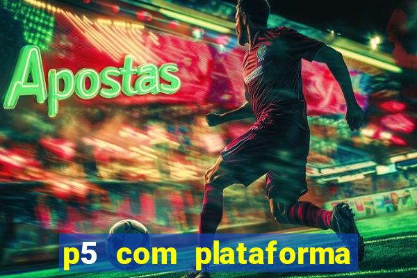 p5 com plataforma de jogos