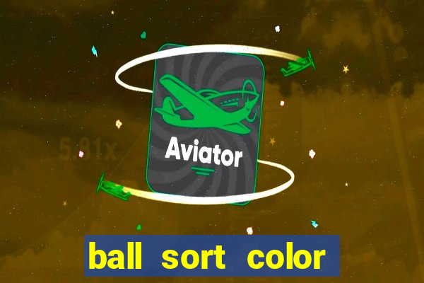 ball sort color water puzzle