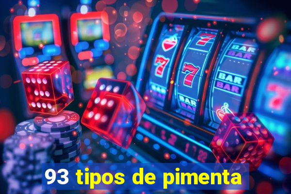 93 tipos de pimenta