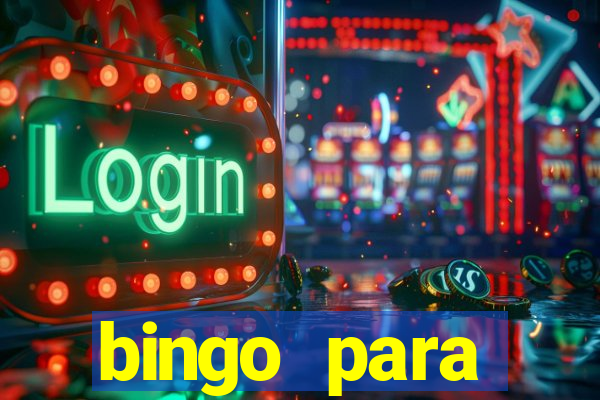 bingo para despedida de solteira para imprimir