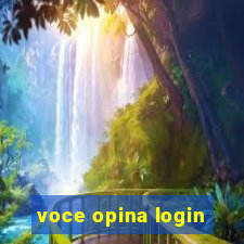 voce opina login