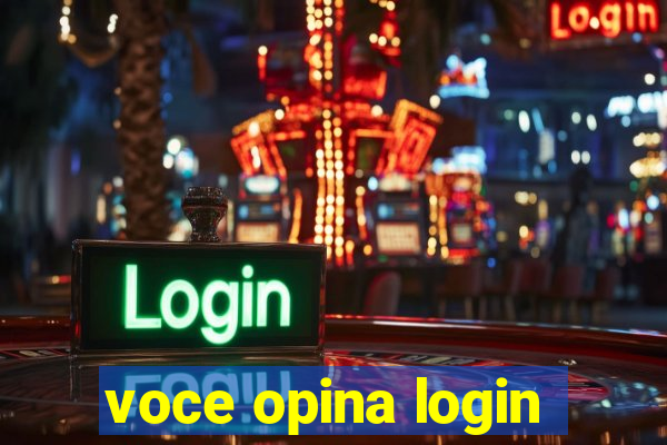 voce opina login