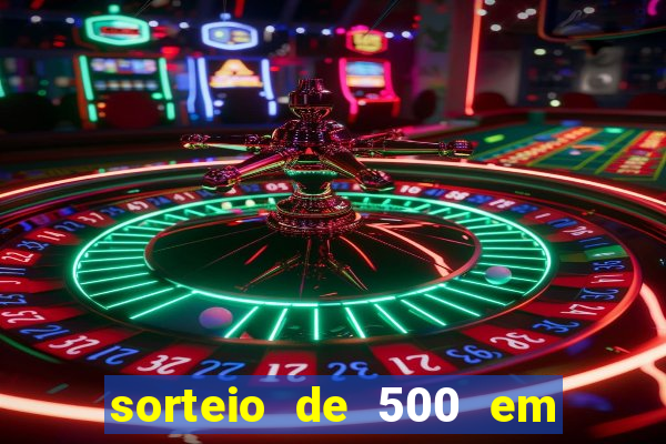 sorteio de 500 em cash toda segunda feira novibet como funciona