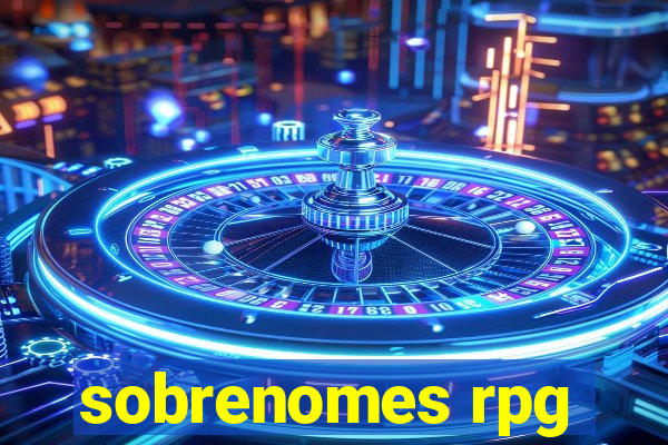 sobrenomes rpg