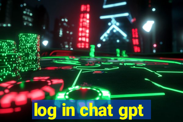 log in chat gpt