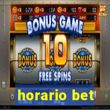 horario bet