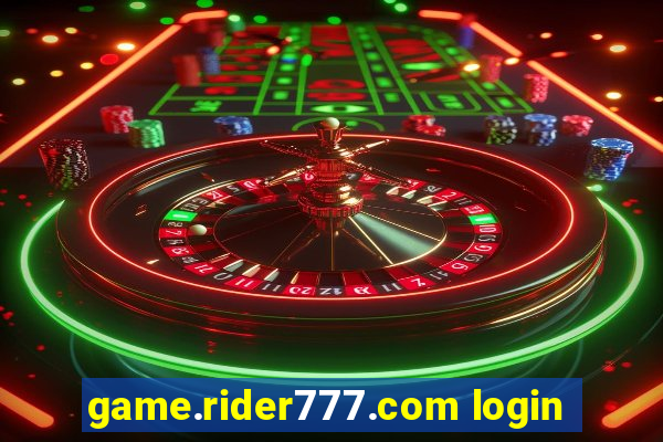 game.rider777.com login