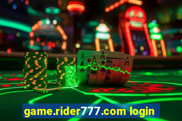 game.rider777.com login