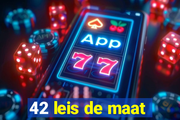 42 leis de maat