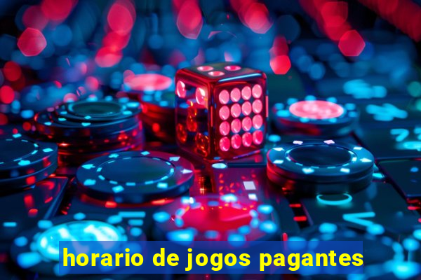 horario de jogos pagantes