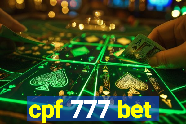 cpf 777 bet