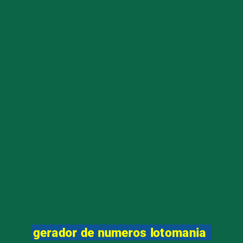 gerador de numeros lotomania