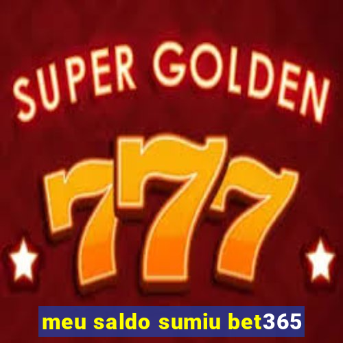 meu saldo sumiu bet365