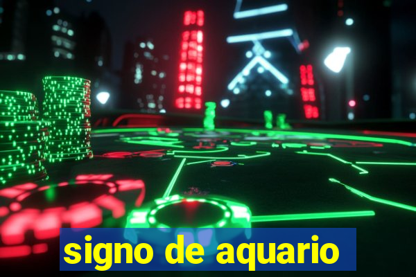 signo de aquario