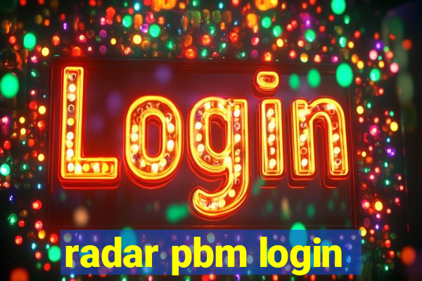 radar pbm login