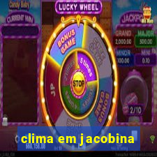 clima em jacobina